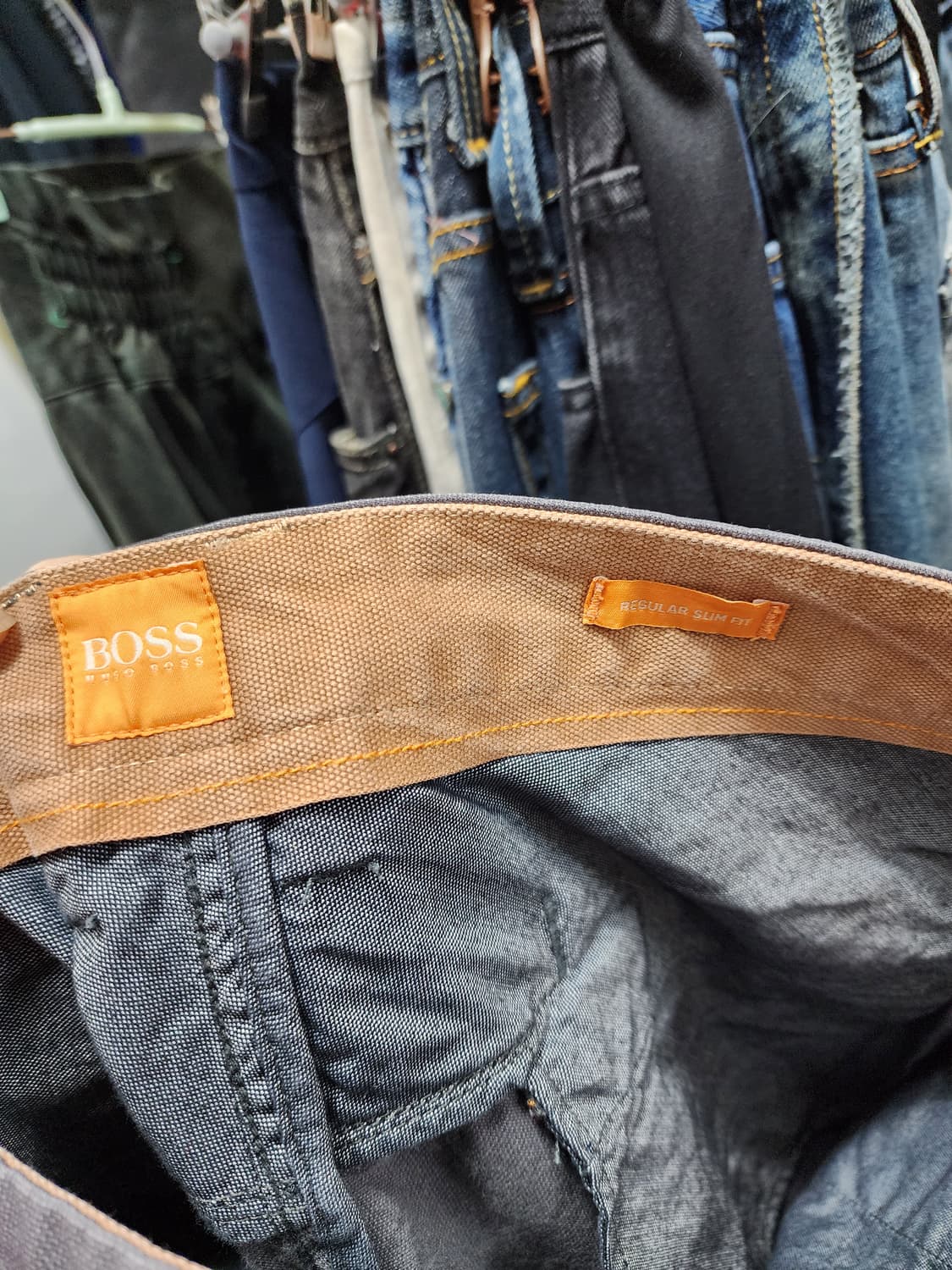 (빅사이즈) BOSS 휴고보스 레귤러 슬림핏 팬츠 상품이미지5