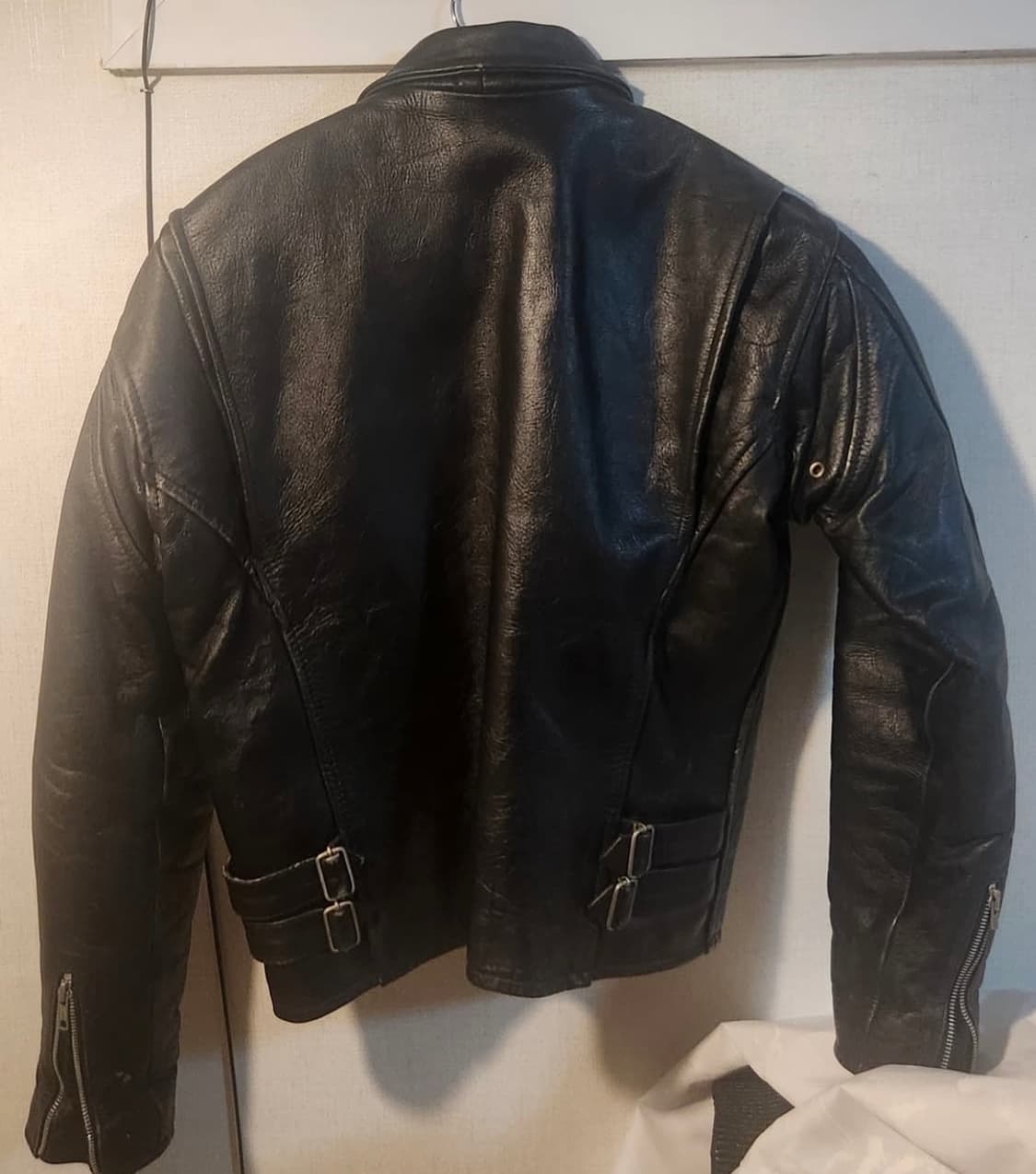 AMERICAN NOSTALGIA 싱글 레더 라이더 자켓 상품이미지4