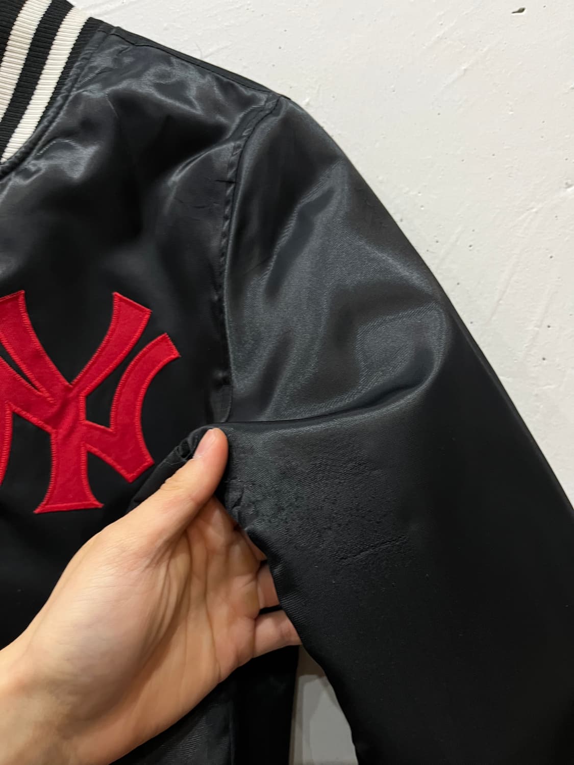 마제스틱 양키즈 스타디움 베이스볼 자켓 우먼즈  상품이미지4