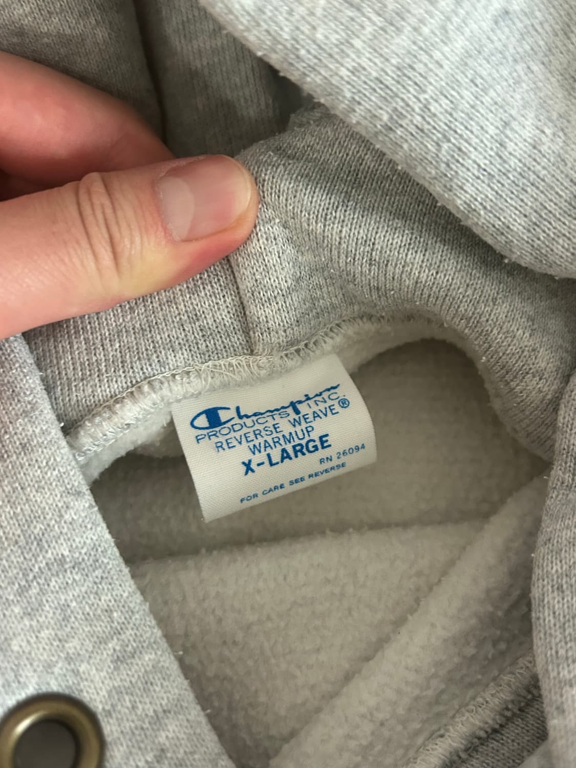 챔피온 리버스위브 로고 후드티 XL 상품이미지2