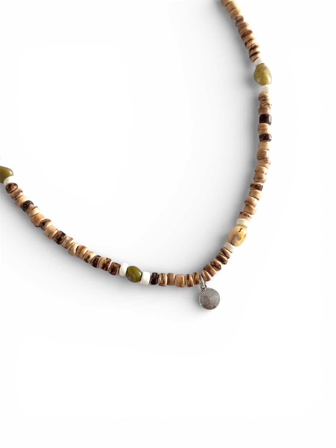 코코넛 옐로우오팔 원석 목걸이 상품이미지5