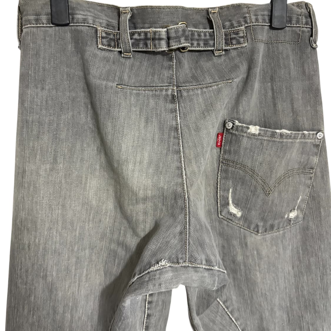 리바이스 엔지니어드진 흑청 워싱 데님팬츠 30 상품이미지5