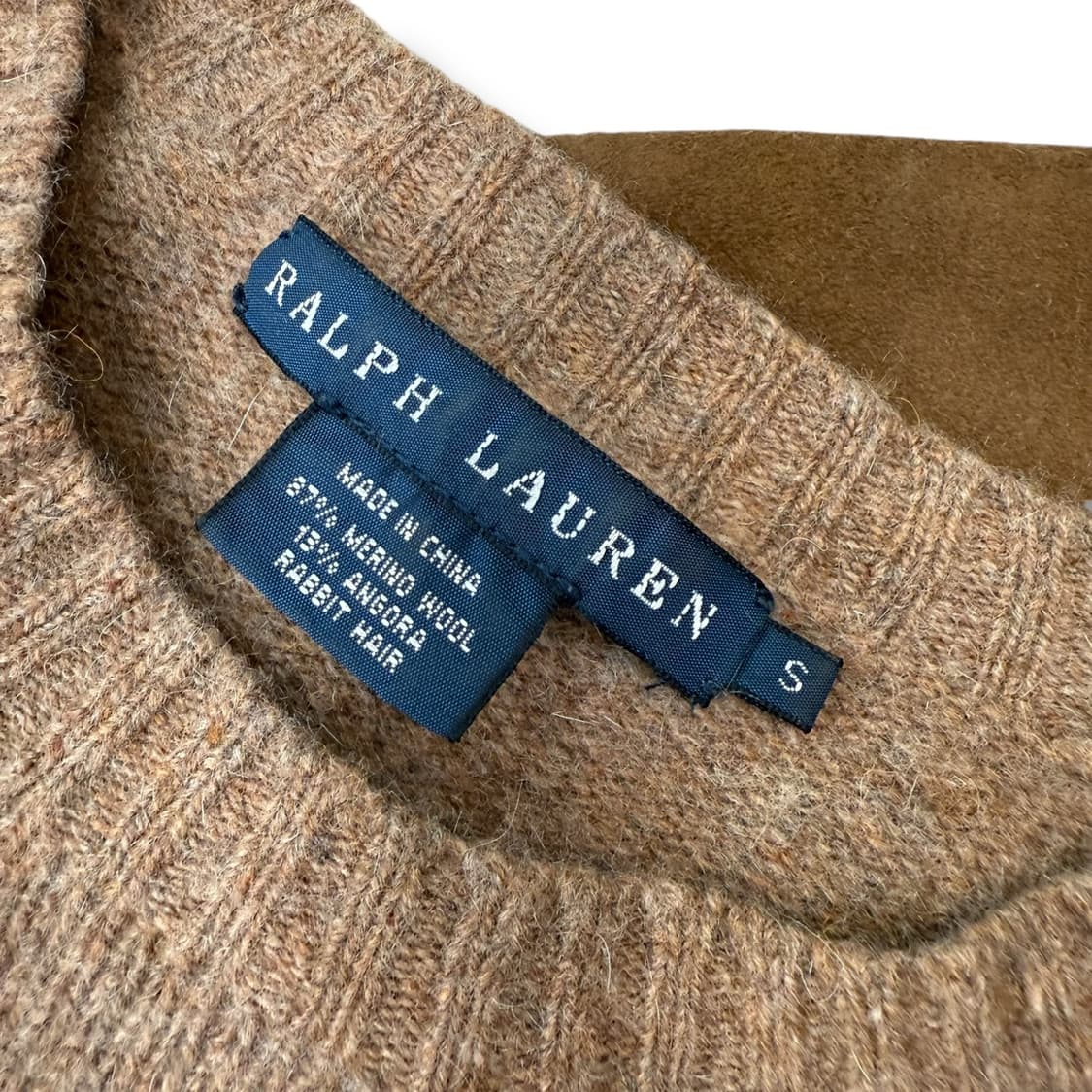 랄프로렌 스웨이드 패치 니트 r1892 상품이미지6