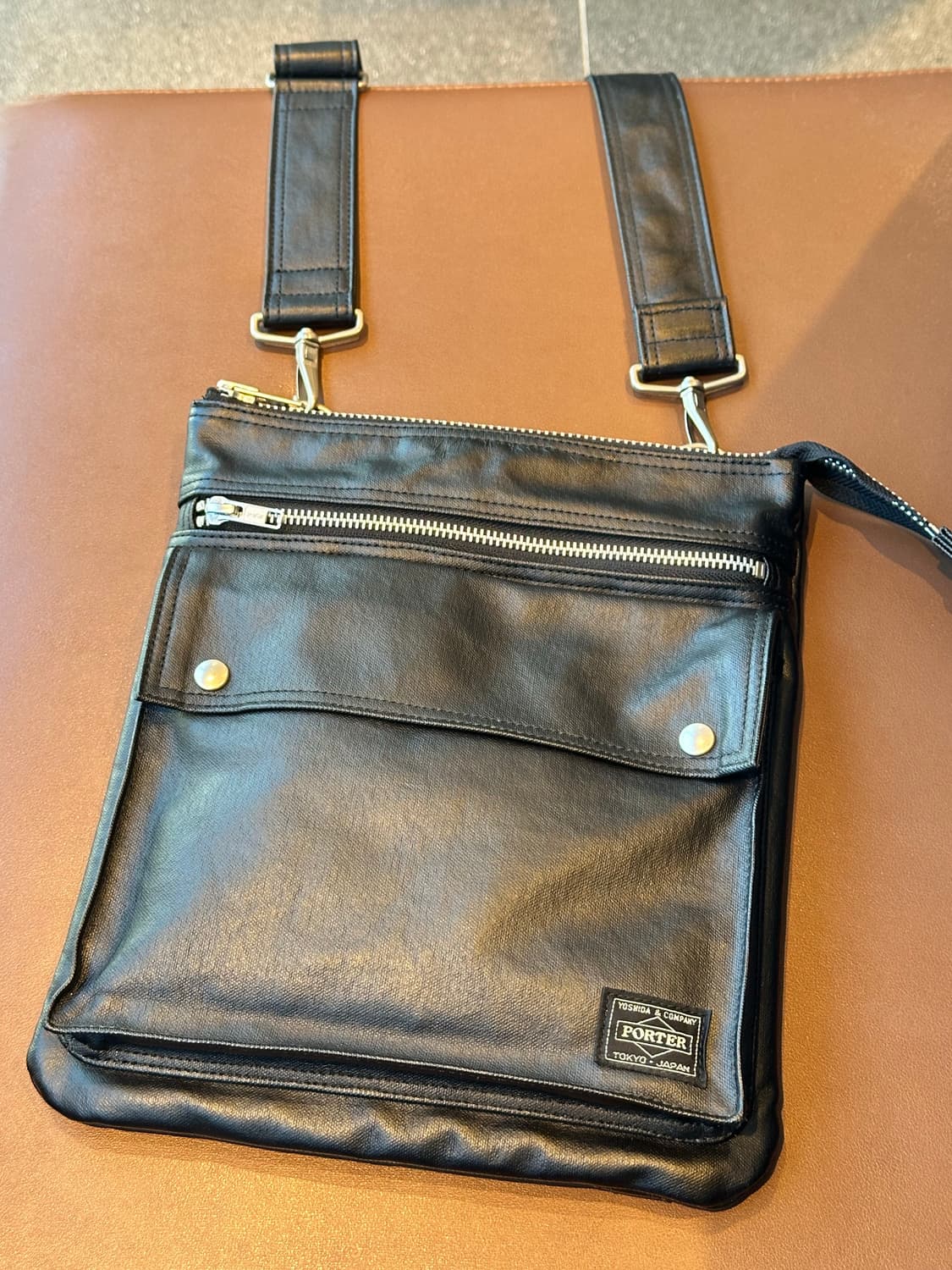 요시다 포터 프리스타일 크로스백 숄더백M 707-07145 블랙 상품이미지2