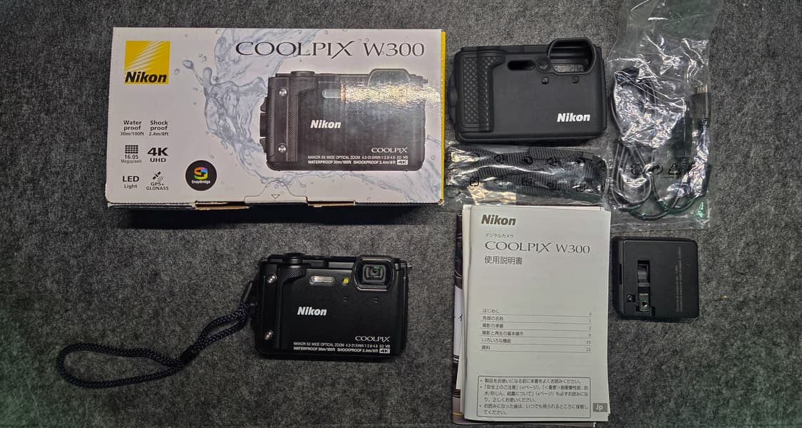 작례 있음) 쿨픽스 aw100 후속작 W300 민트급 풀박스 상품이미지1