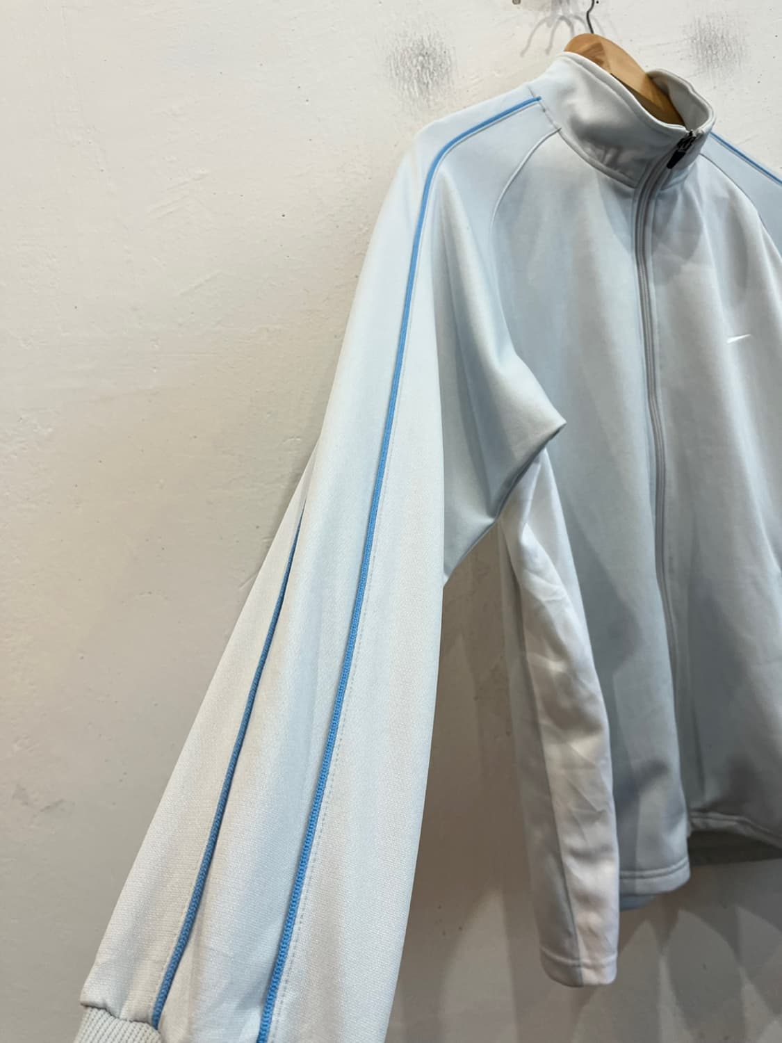 00s 나이키 재팬 스카이블루 파이핑 트랙탑 져지 우먼즈  상품이미지4