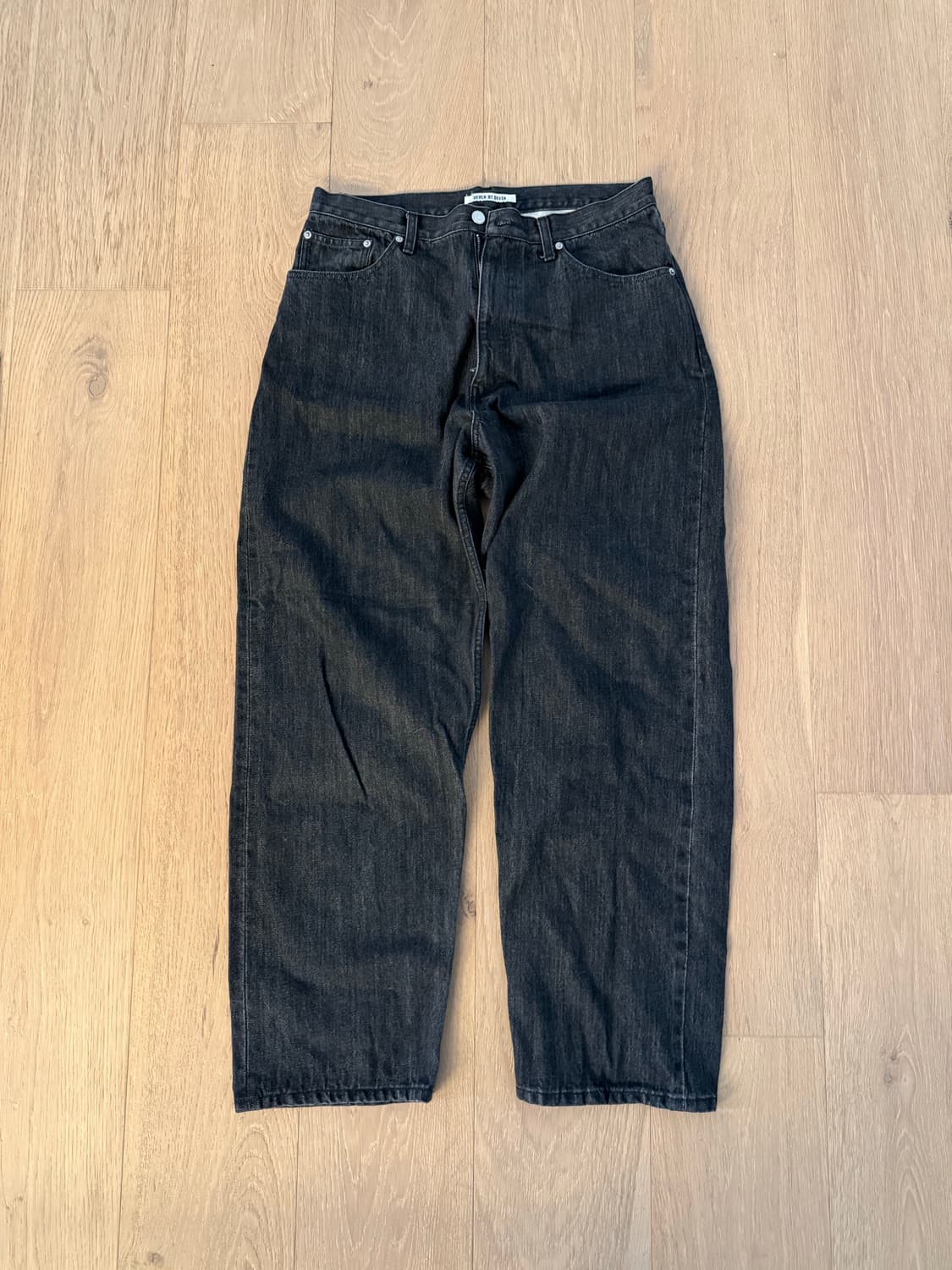 SEVEN BY SEVEN 와이드데님팬츠 블랙워시 상품이미지2