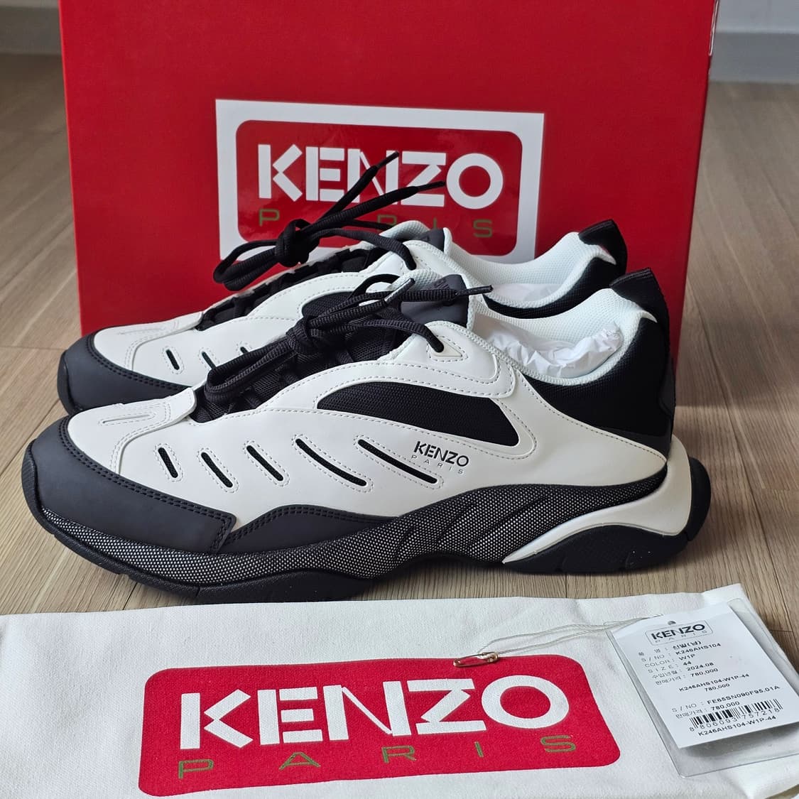 280 새제품) KENZO 겐조 켄조 파리 X 트레이너 신발 운동화 상품이미지1