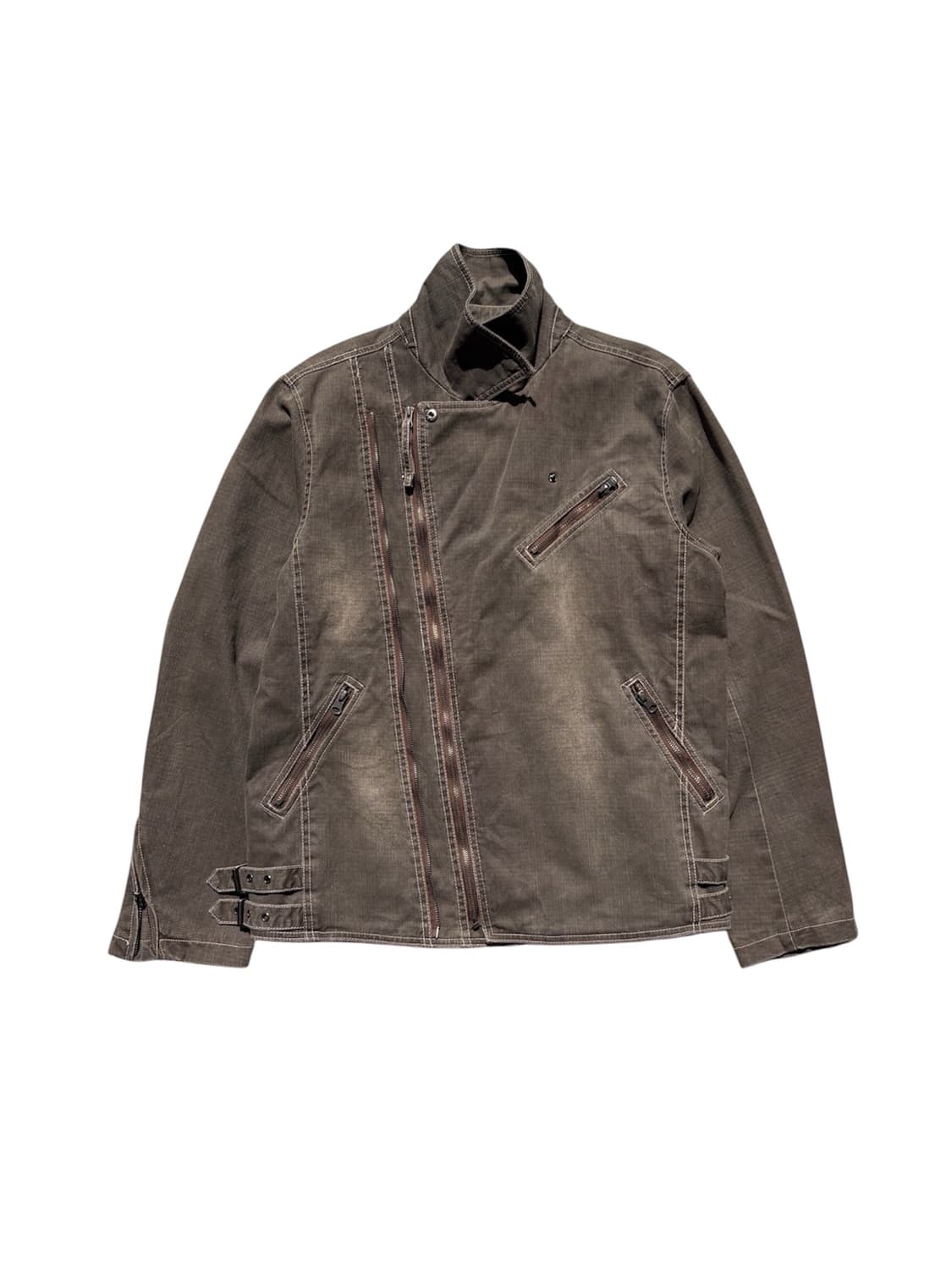 Allix washed denim rider jacket 상품이미지2
