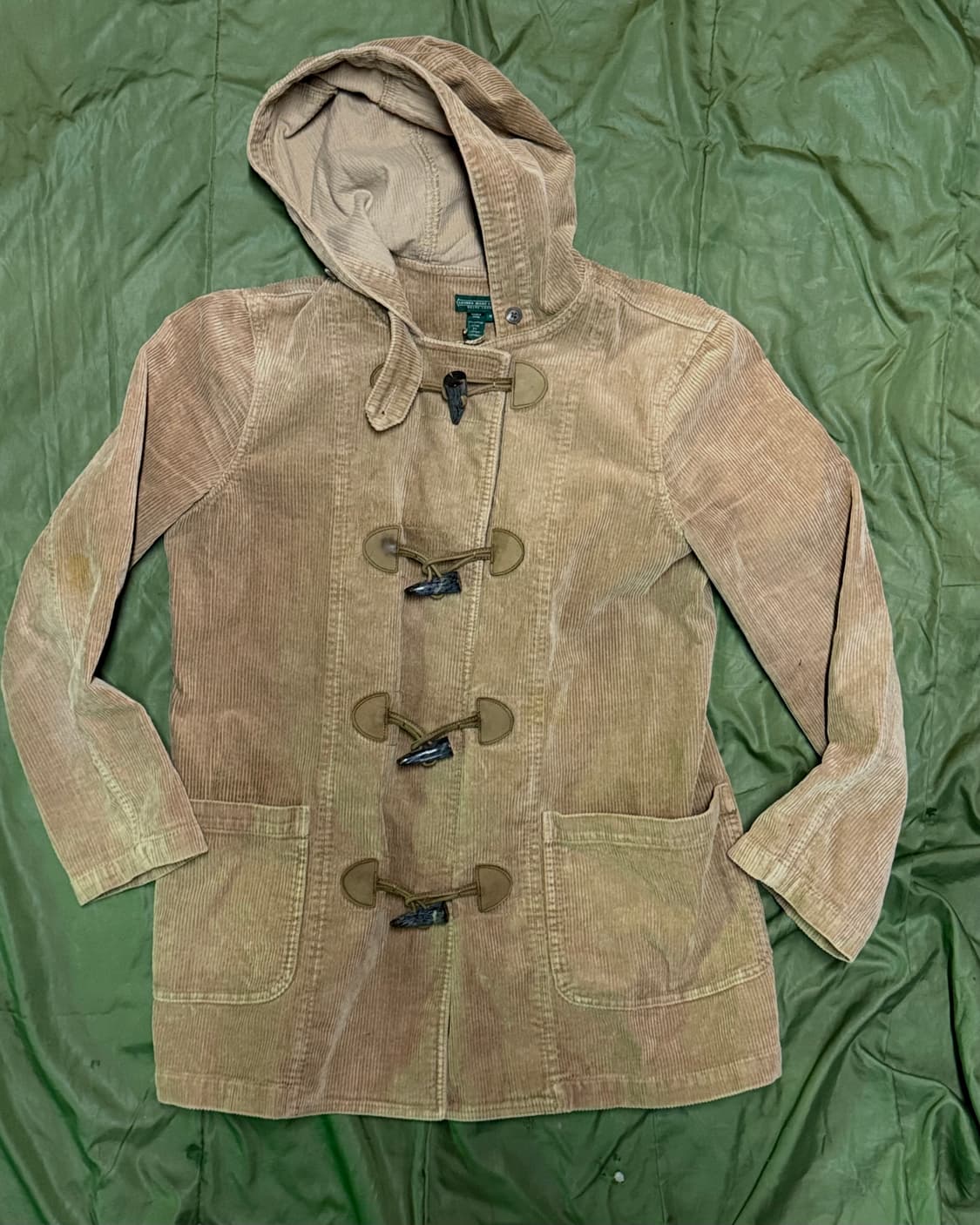 로렌 진 컴퍼니 코듀로이 더플코트 M 상품이미지1