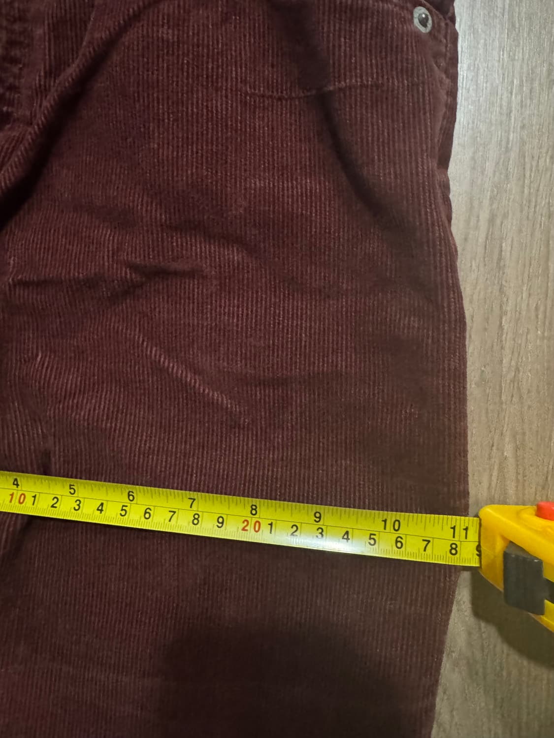 리바이스 코듀로이517 빈티지 버건디 36x31 (실제 체감 34x30) 상품이미지9