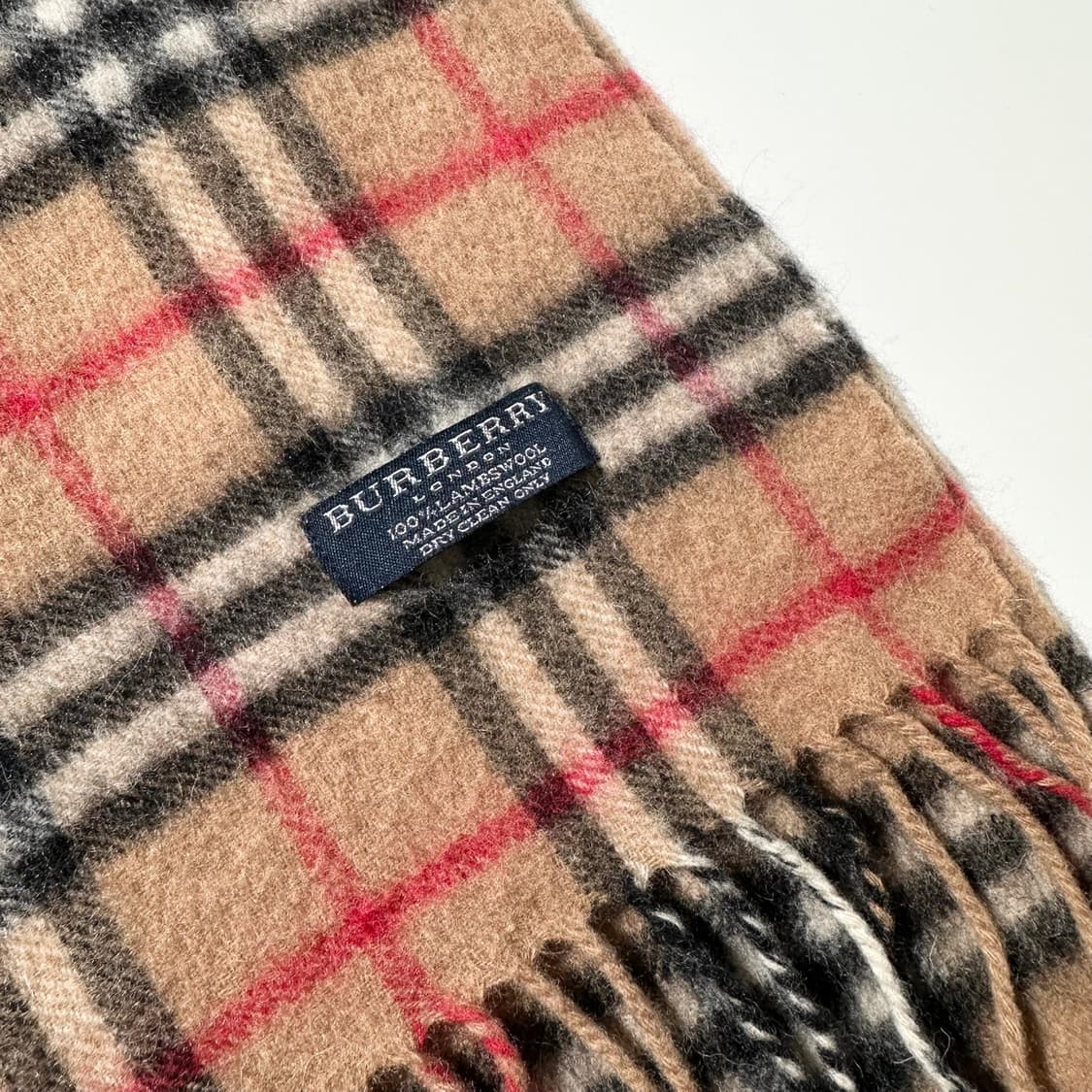 버버리 빅사이즈 램스울 노바체크 머플러 목도리 상품이미지3
