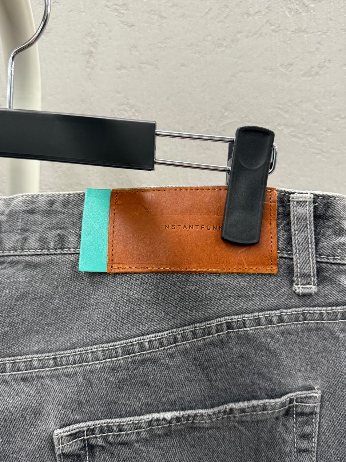 인스턴트펑크 스트레이트 데님 그레이 새상품 상품이미지6