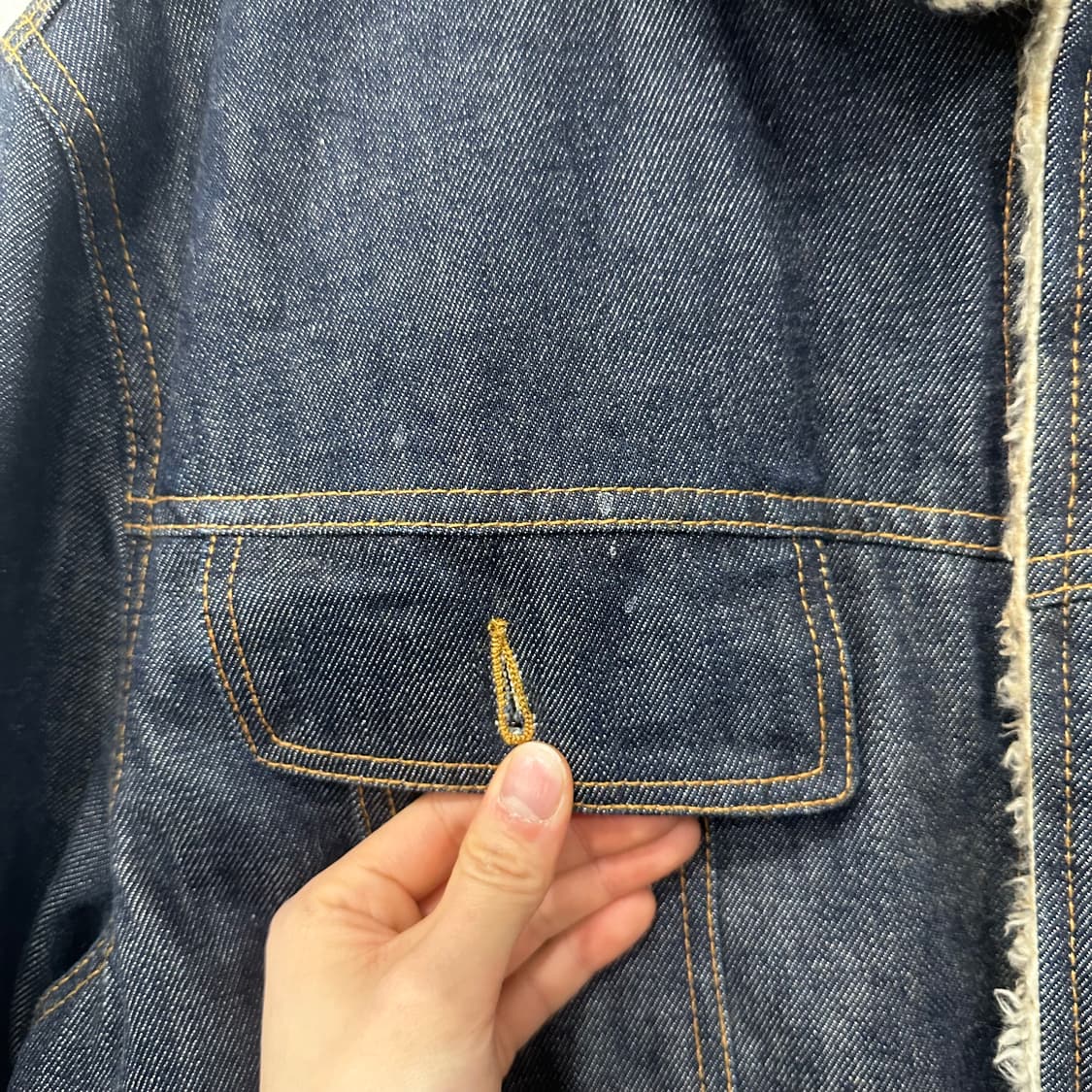 리바이스 양털 트러커 데님자켓 상품이미지9