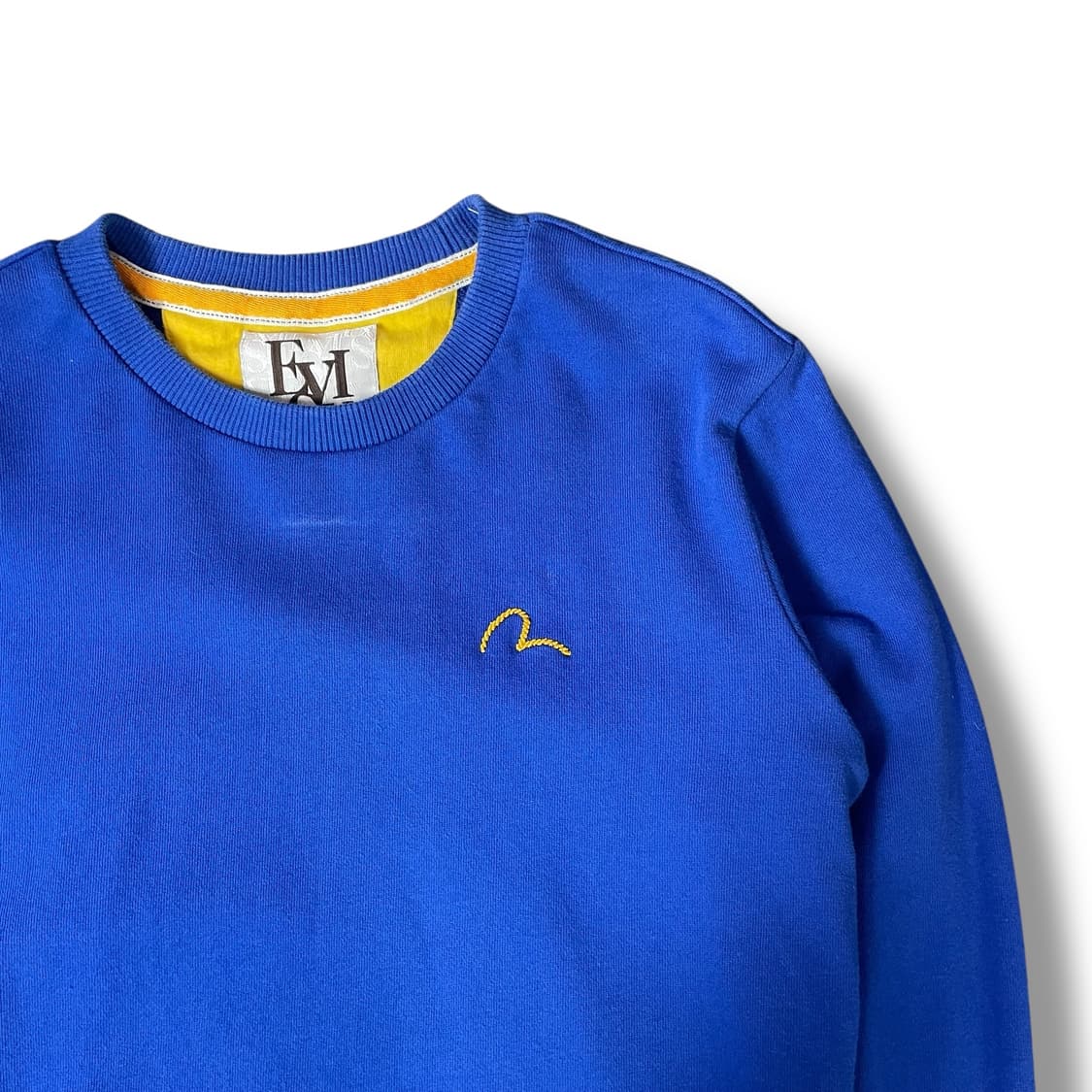 에비수 캐쥬얼 블루 맨투맨 M 상품이미지3