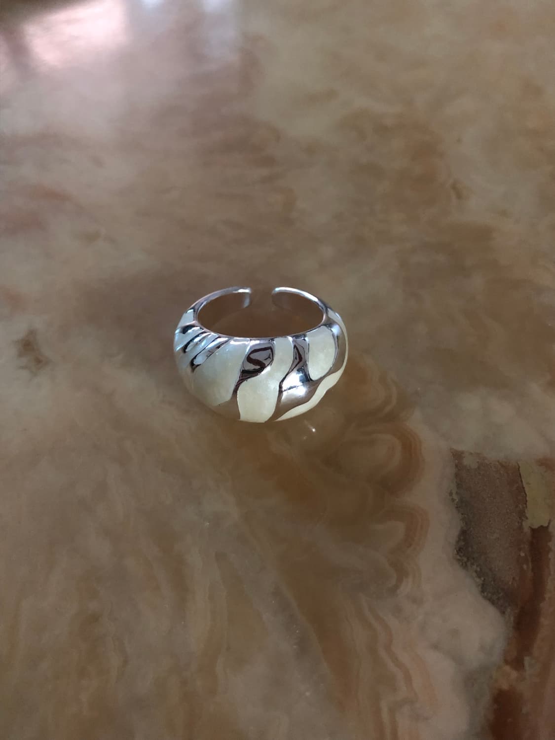 wavy painted ring 상품이미지1