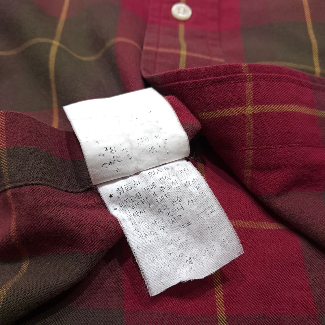 CK094 L 폴로 00s 버튼다운 클래식 체크 셔츠 남방 상품이미지5