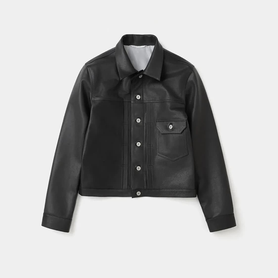 강정석 26ss 레더 트러커 자켓 50 상품이미지1