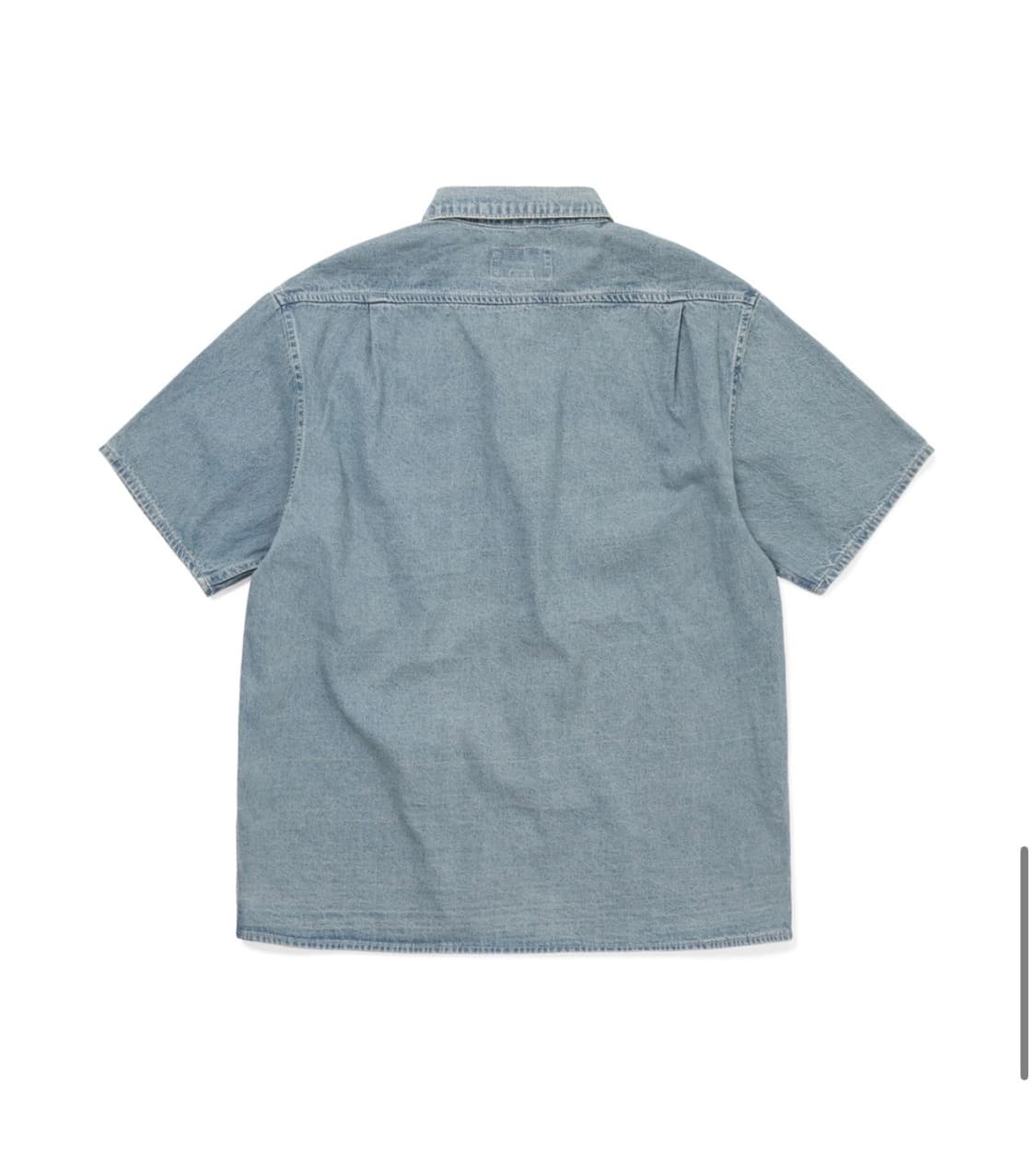 디스이즈네버댓 Washed Denim S/S Shirt Washed Bl 상품이미지3
