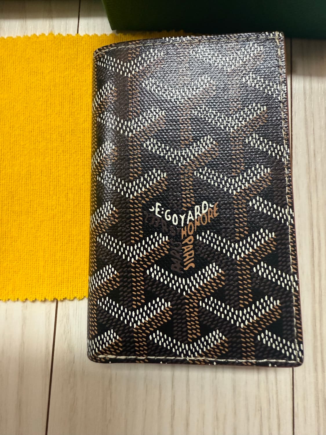 고야드 생피에르 카드지갑 블랙 탄 상품이미지1