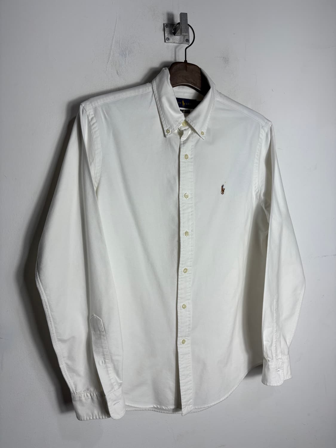 Polo 폴로  클래식 핏 화이트 코튼 셔츠 상품이미지1