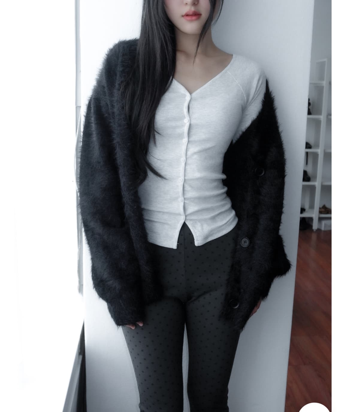 퍼 가디건 상품이미지2