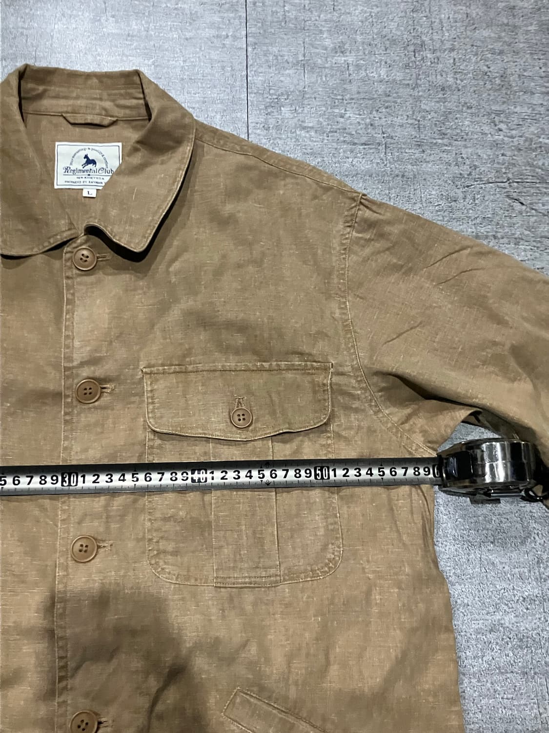일본빈티지 Regimentalclub 올드스쿨아메카지 사파리셔츠자켓 상품이미지2