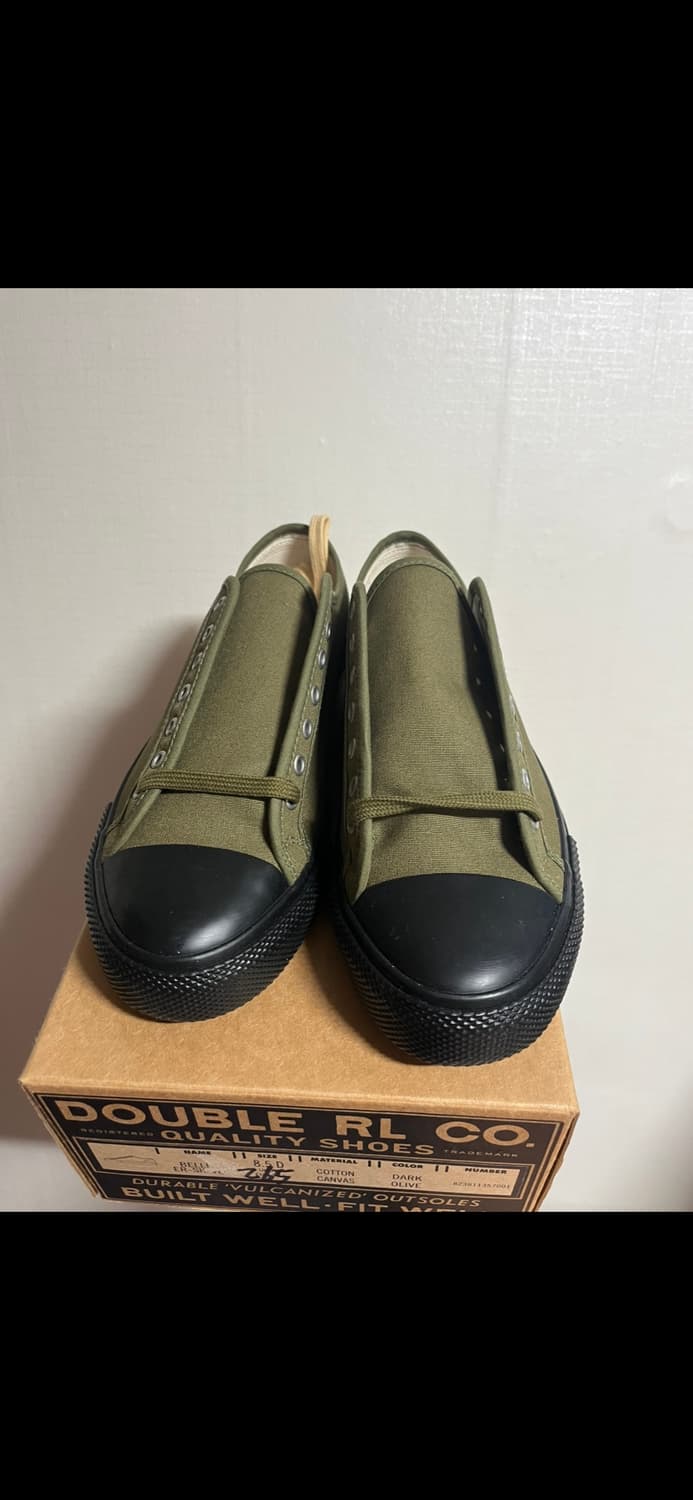 RRL 스니커즈 컨버스 올리브카키 8D,8.5D 상품이미지3