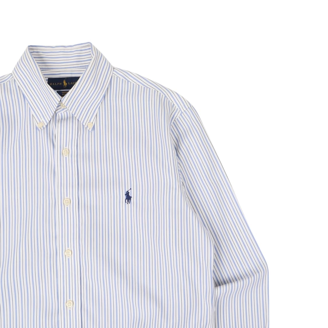 폴로 랄프로렌 스트라이프 이지 케어 커스텀핏 셔츠 상품이미지3