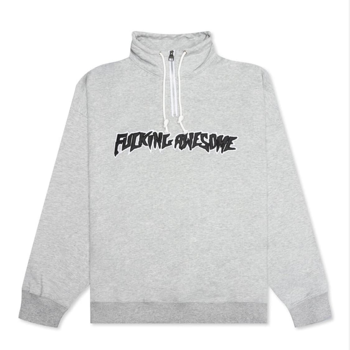 Fucking awesome 퍼킹어썸 쿼터집 풀오버 [헤더 그레이-M] 상품이미지1