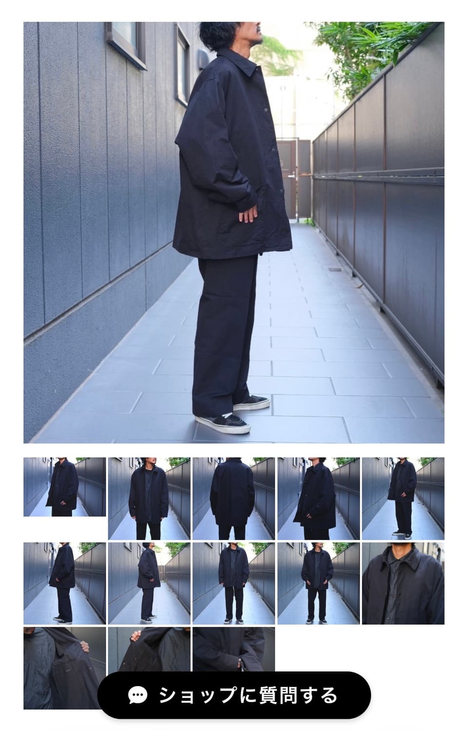 COMOLI 포스트 워크 트윌 자켓 상품이미지3