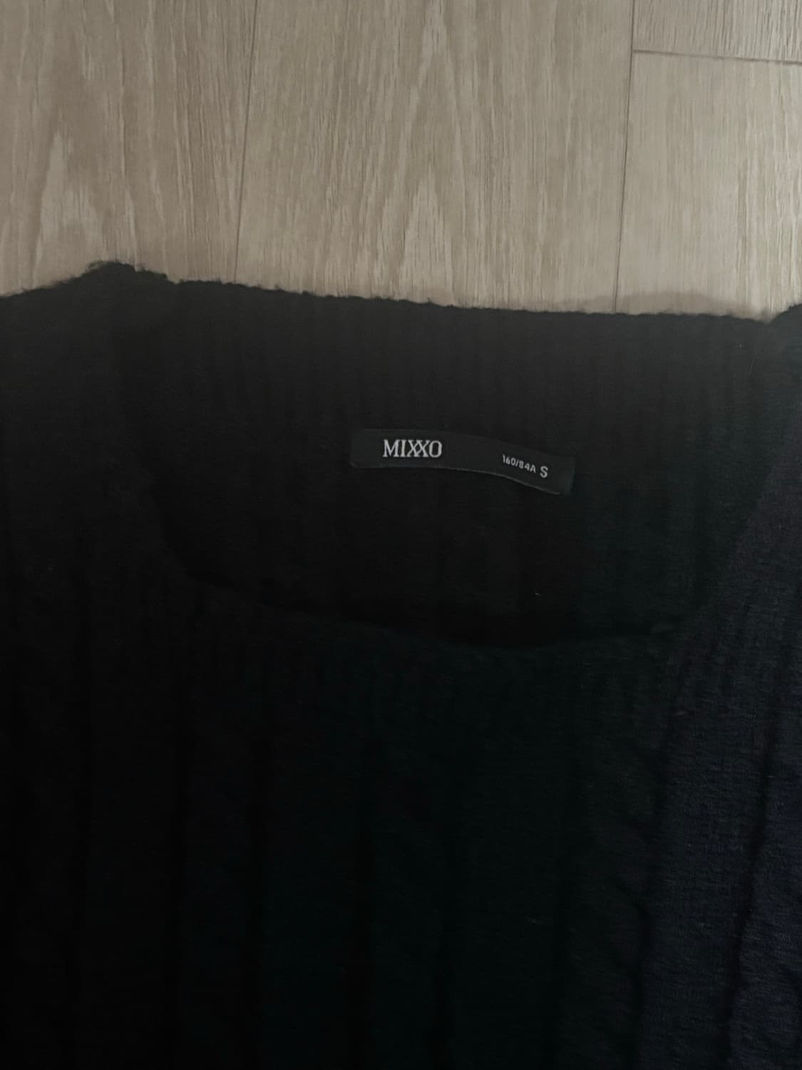 미쏘 블랙 니트 상품이미지2