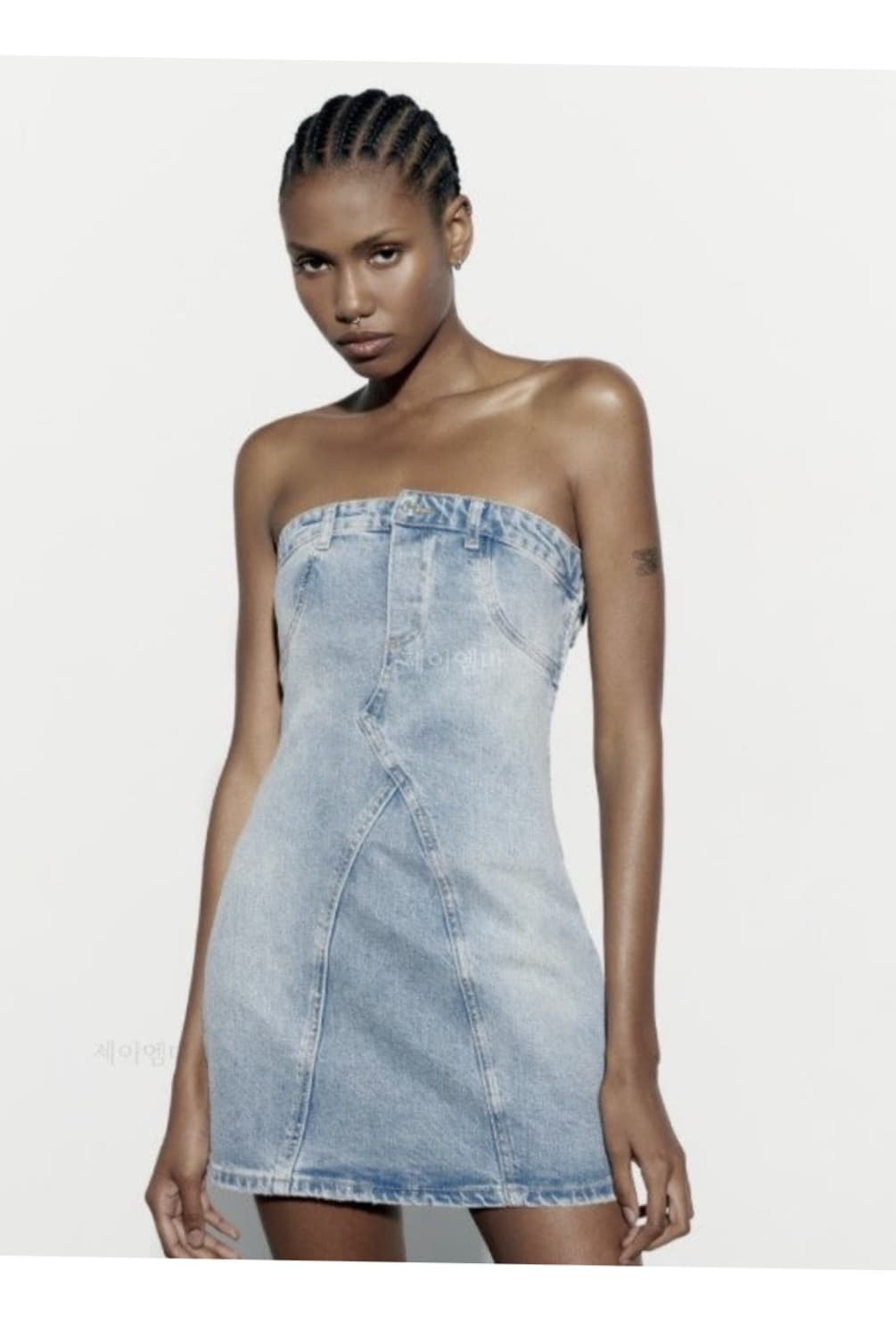 자라 TRF 데님 원피스 (66초까지 가능) 상품이미지1