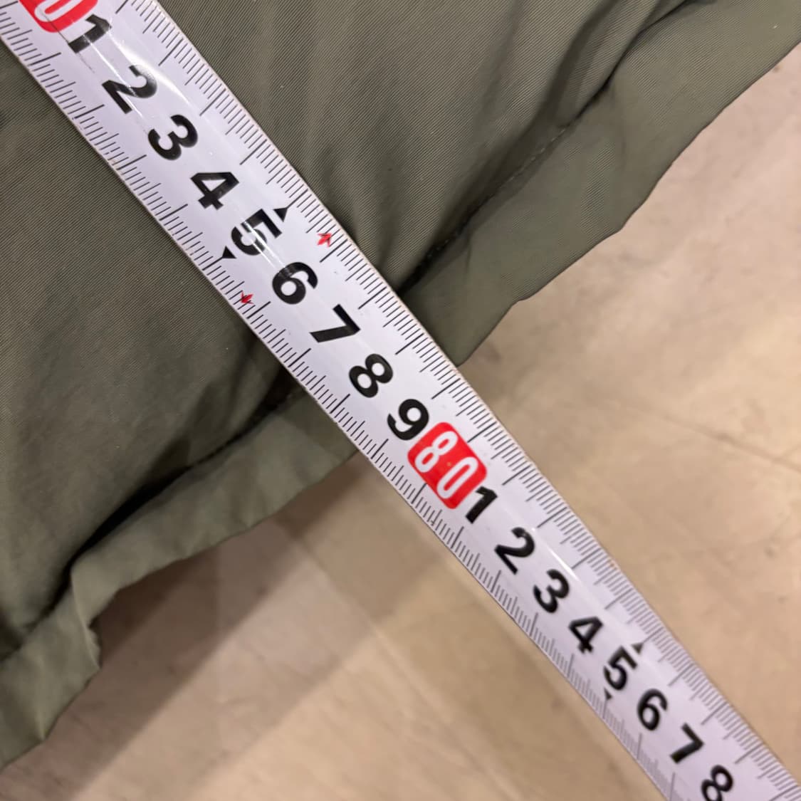 리바이스 퍼 카키 후드 덕다운 패딩 점퍼 상품이미지5