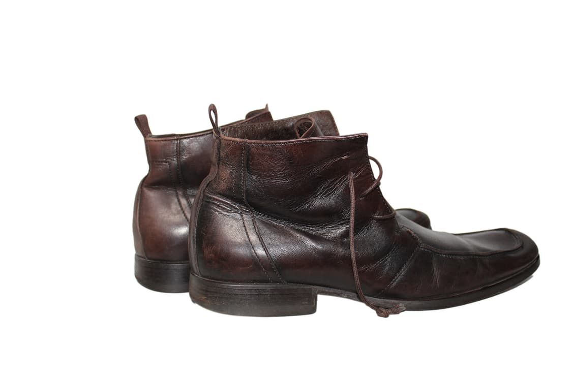 1990s BALENCIAGA 발렌시아가 카프레더 레이스업 부츠 상품이미지4