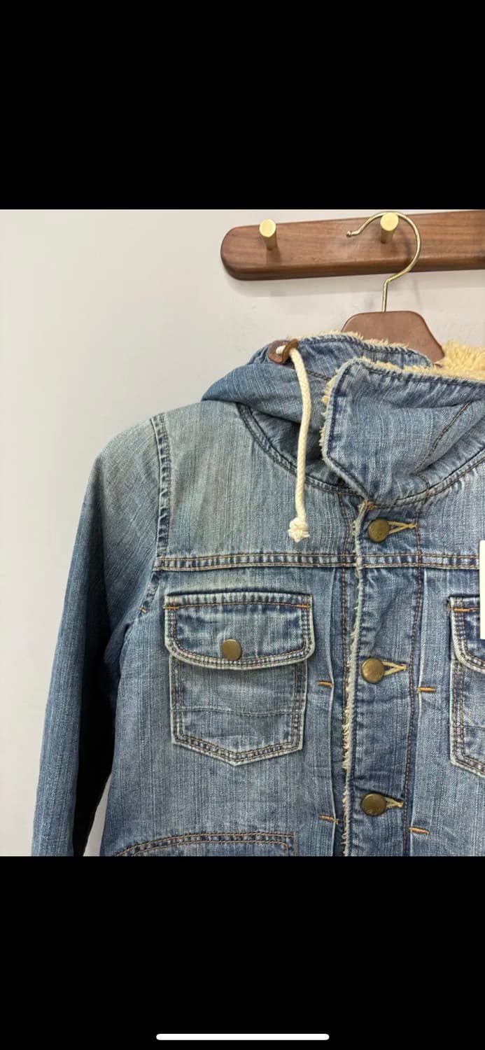 일본빈티지 포켓 버튼 데님 자켓 H1126 상품이미지4