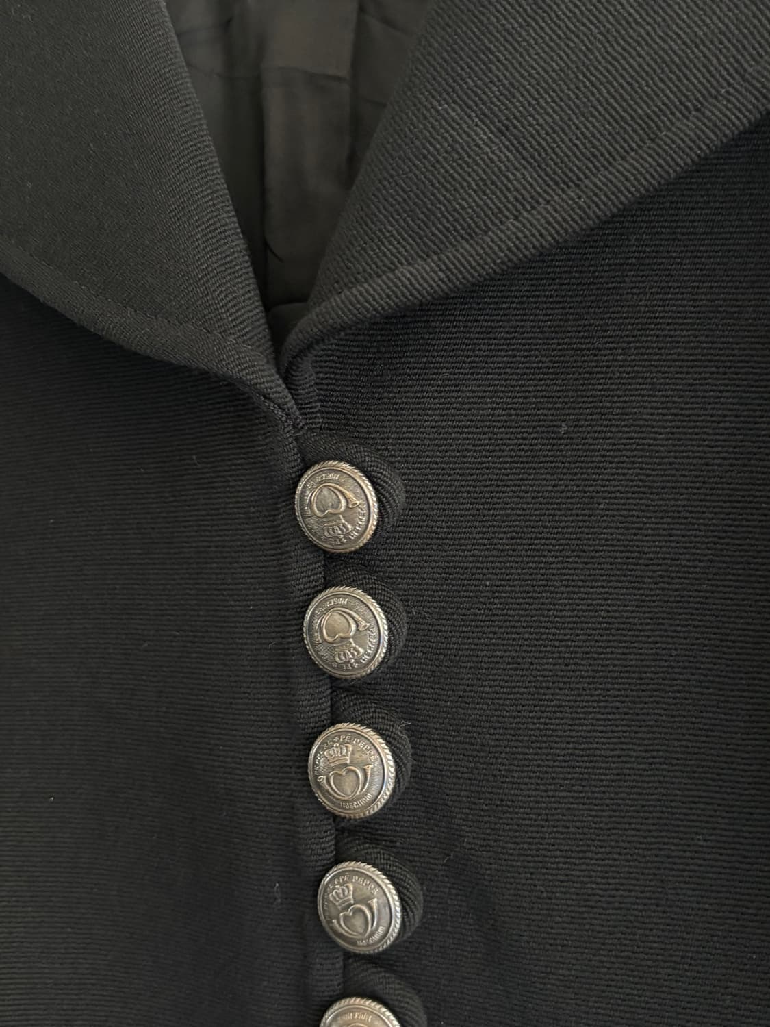 Moschino 모스키노 블랙 숏 울 자켓 상품이미지7