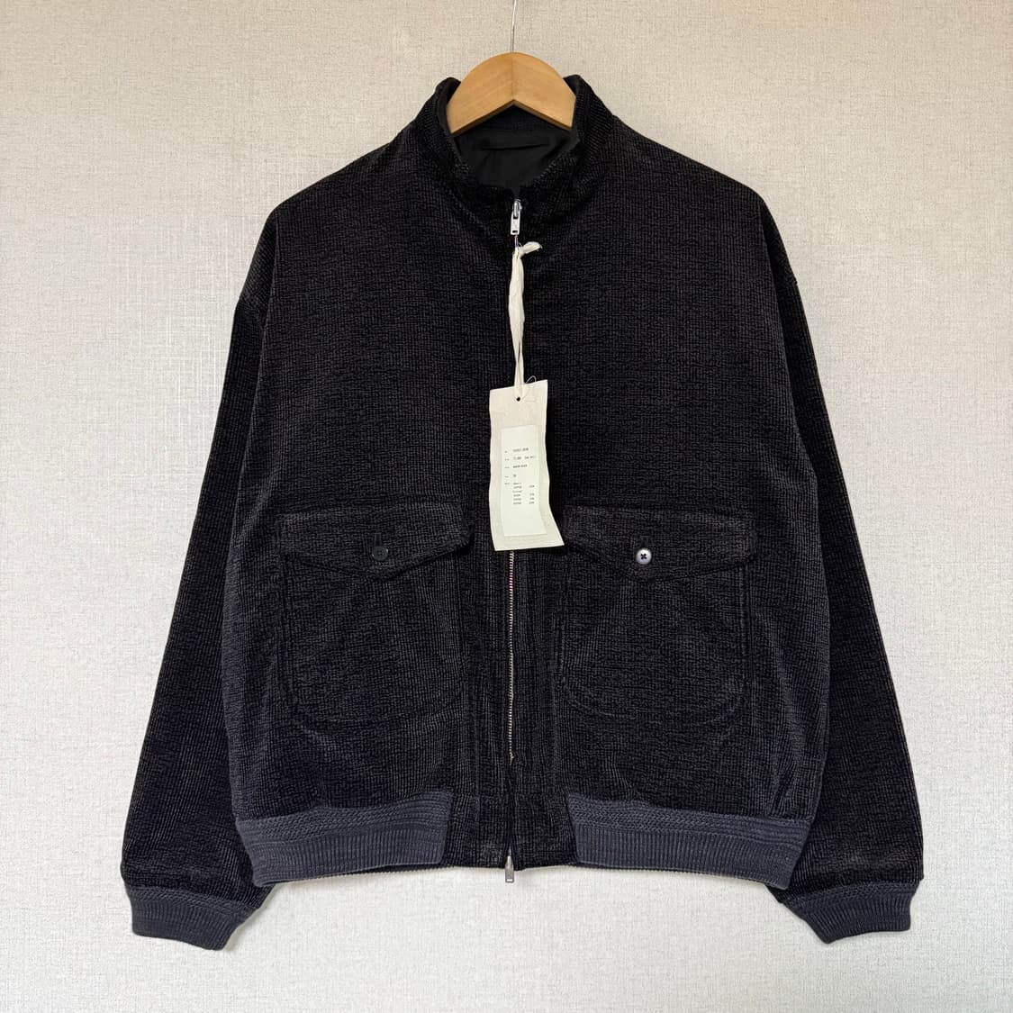 [38]올드조 24FW 프린티드 코듀로이 모터링 자켓 상품이미지4