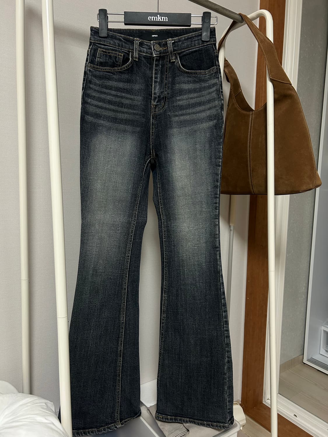 히프나틱 워싱 부츠컷 데님 S 상품이미지5