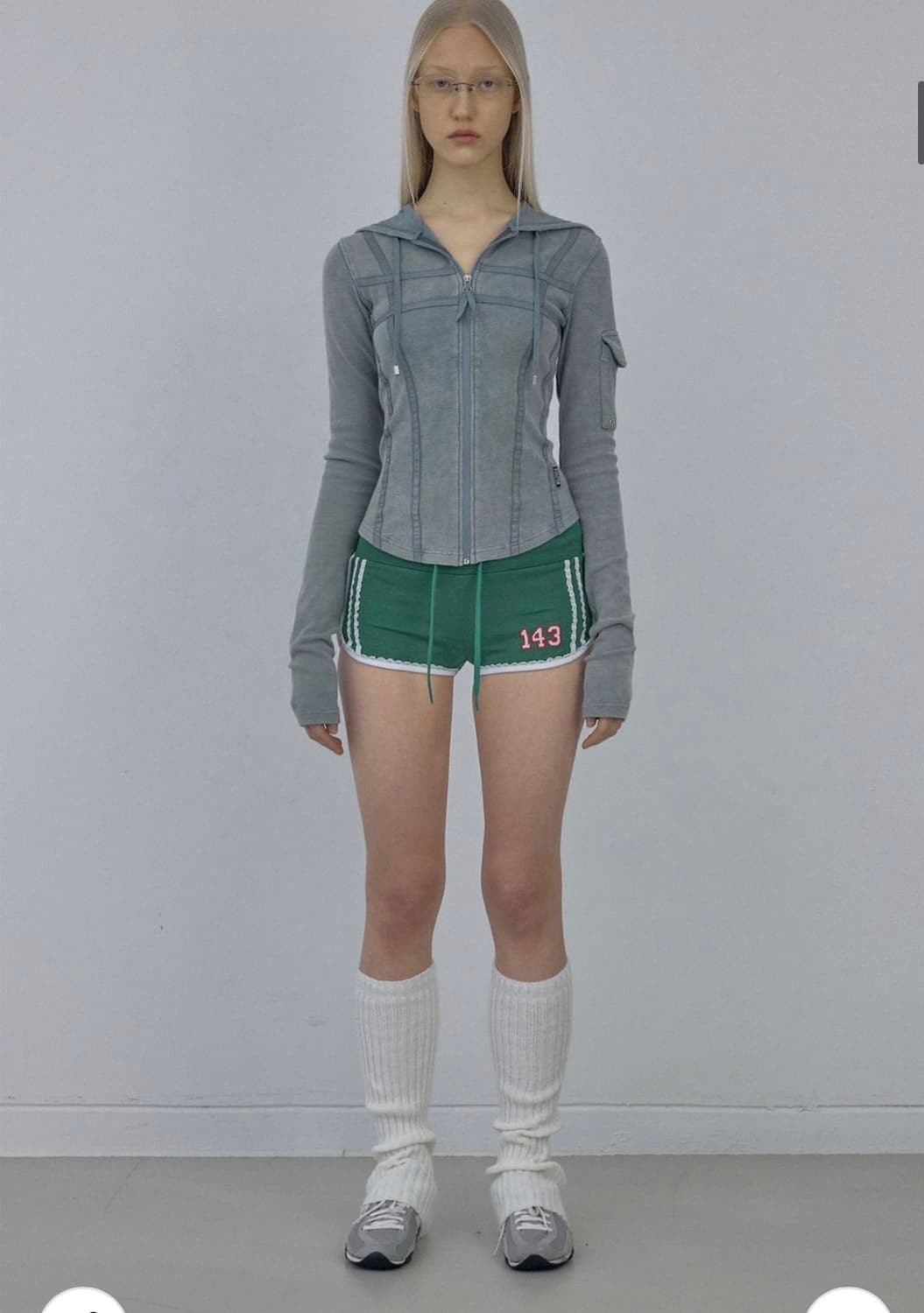 스컬프터 Washed Bondage Hoodie Washed Sage 상품이미지3