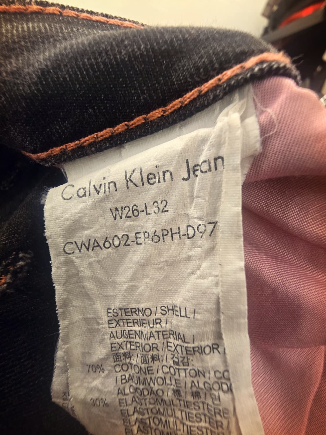 캘빈클라인(Calvin Klein) 로우라이즈 스키니 진 상품이미지8
