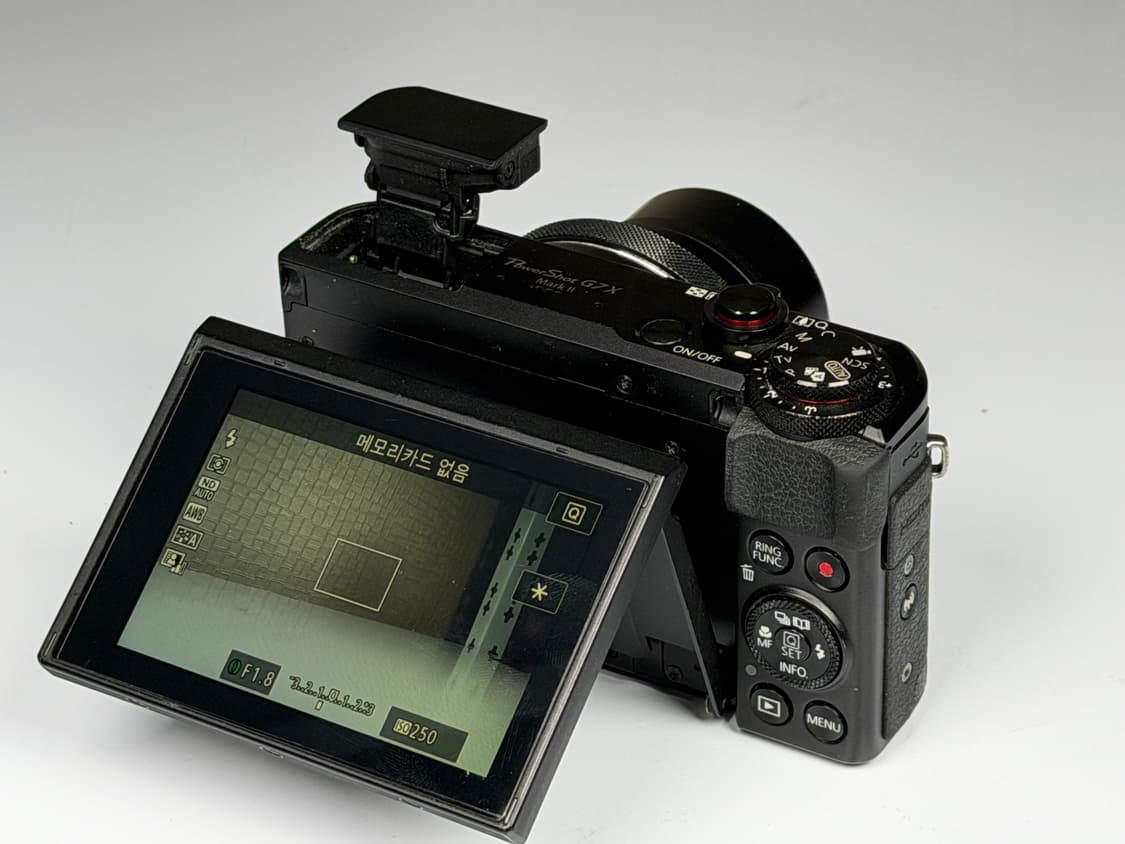 캐논 G7X mark2 블랙 빈티지 레트로 감성 카메라 상품이미지6