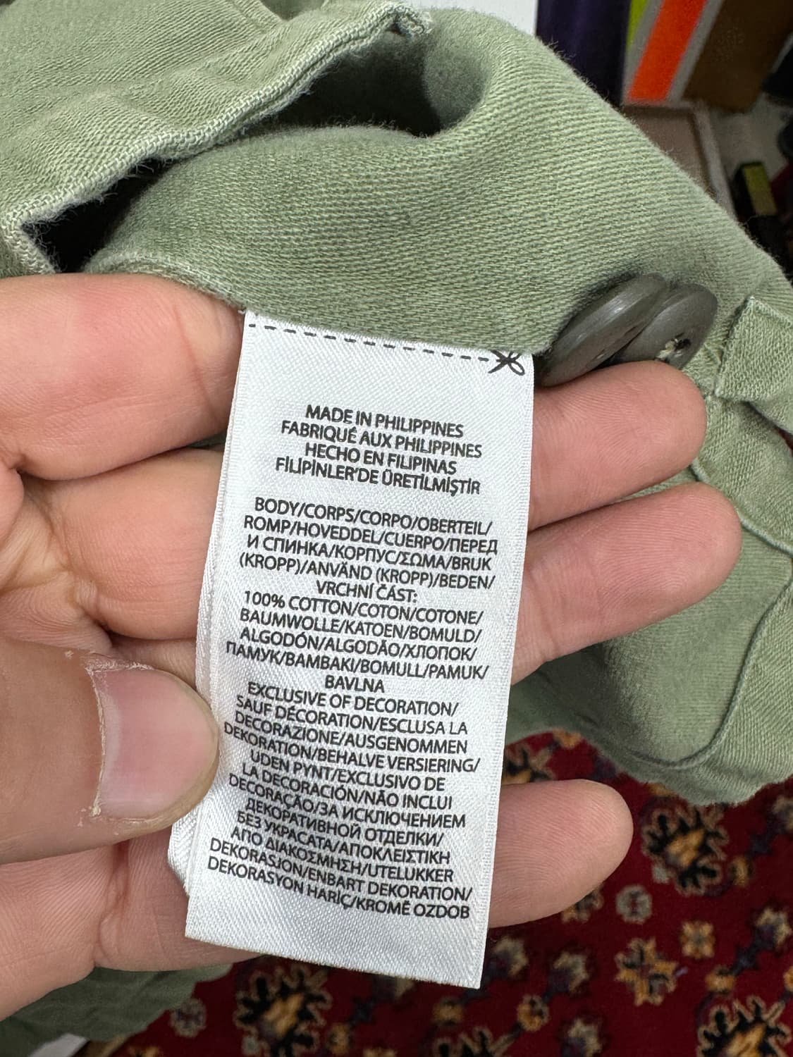 폴로 랄프로렌 피스 러브 오버 셔츠 재킷 XL 상품이미지8