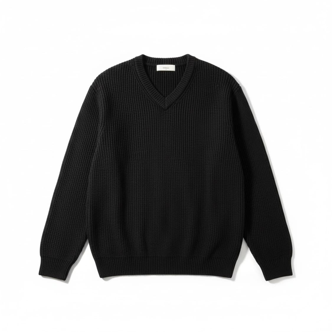 Fabregat 브이넥 니트 블랙 상품이미지1