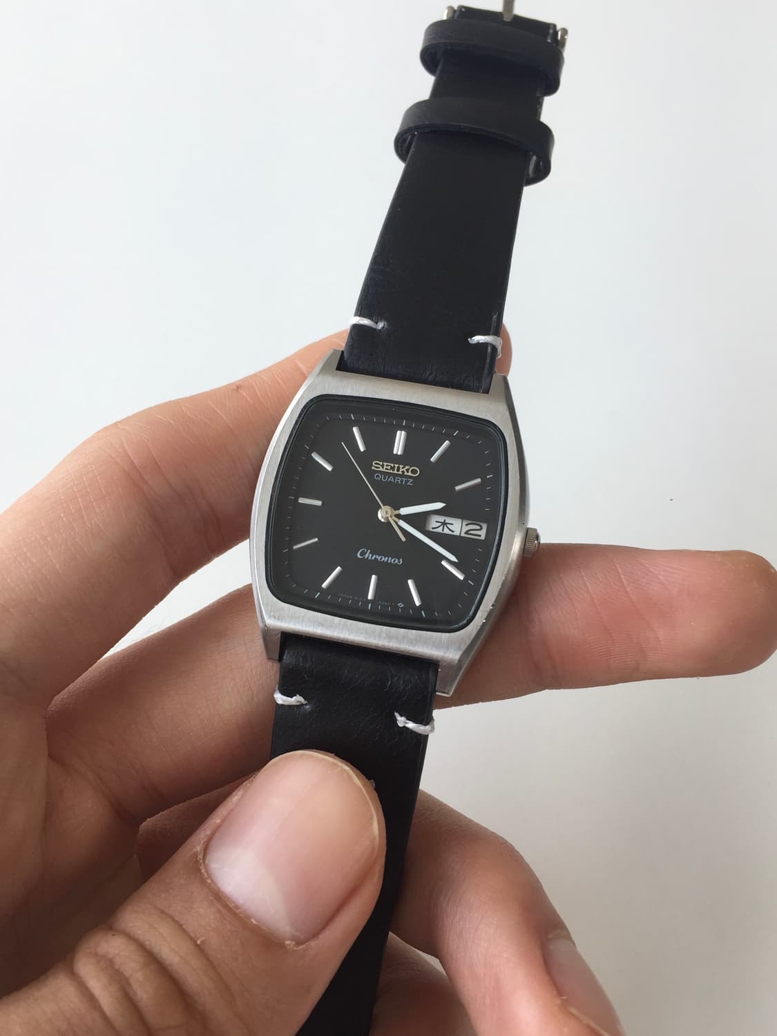 80s seiko chronos square quartz 상품이미지1