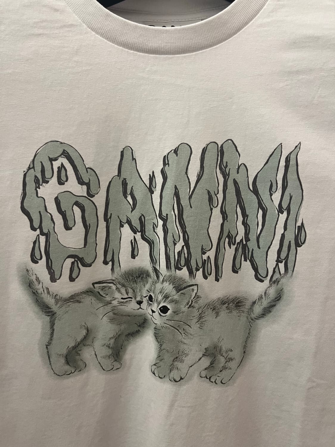 가니 고양이 반팔티 상품이미지2