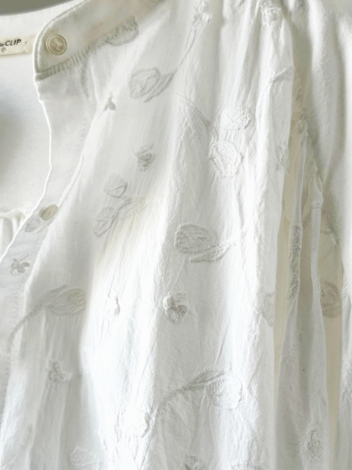 Double face stitch shirt top 상품이미지2