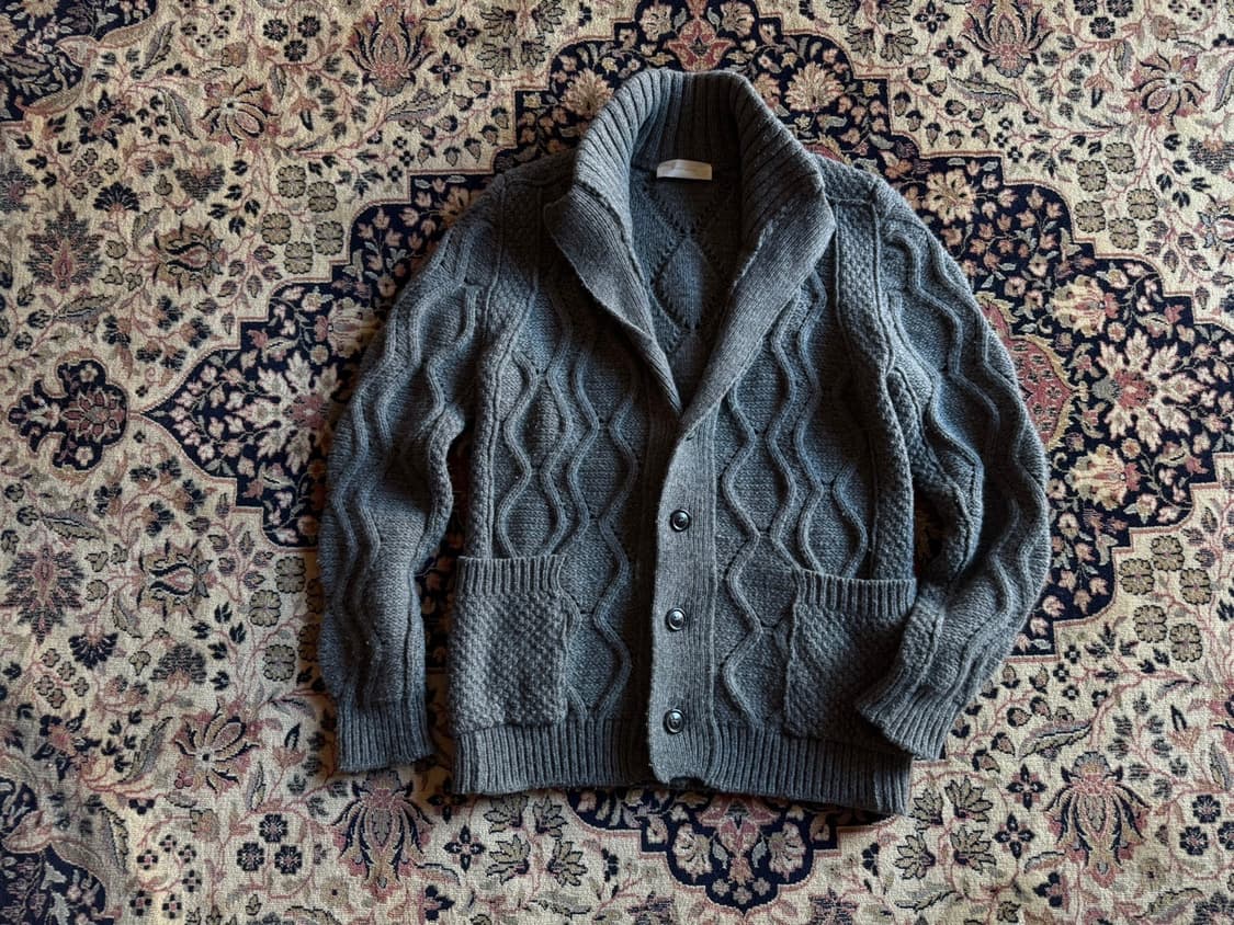 마리오 그리포니 노르딕 숄칼라 가디건 100 상품이미지1