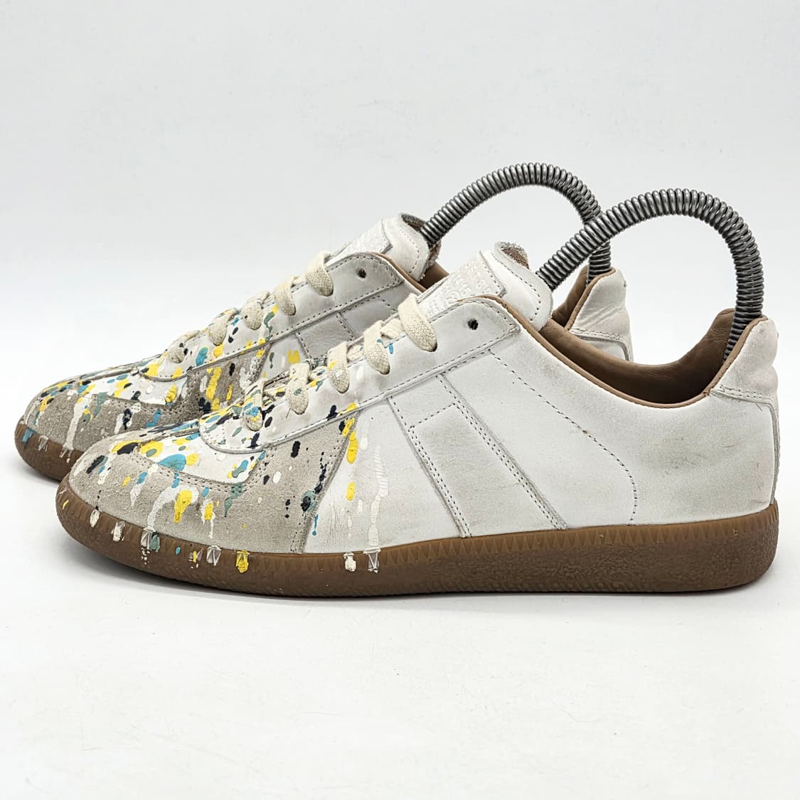메종 마르지엘라 우먼스 독일군 스니커즈 페인트 (37) 상품이미지1