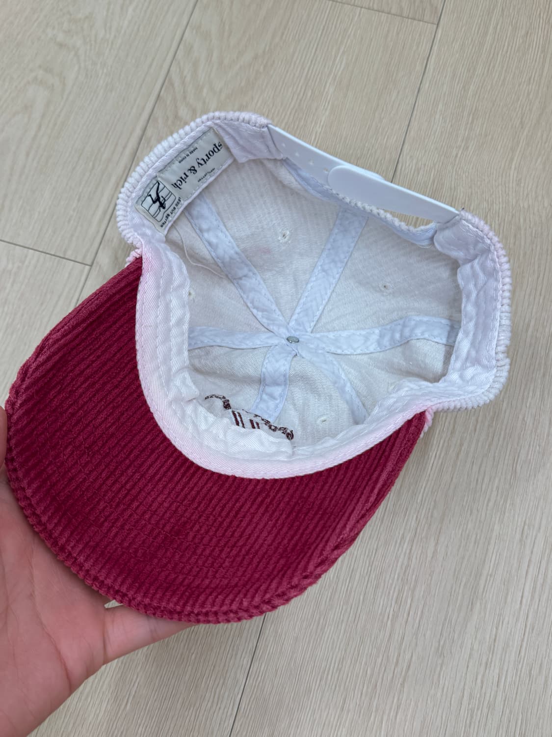 스포티앤리치 코듀로이 캡 상품이미지2